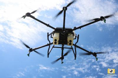Aconteceu em Virmond, o lanÃ§amento do maior drone de pulverizaÃ§Ã£o agrÃ­cola do Brasil
